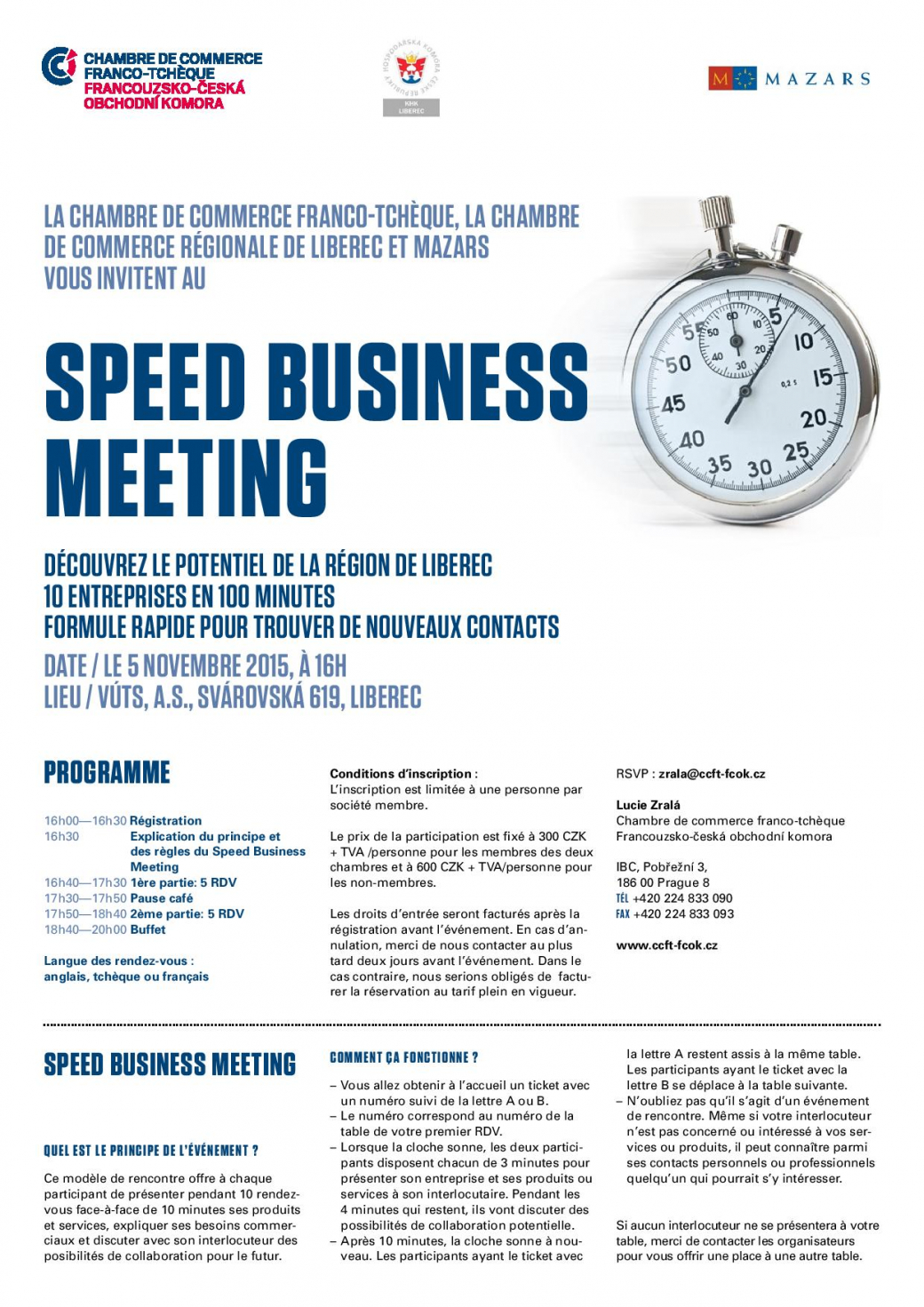 Speed Business Meeting Liberec